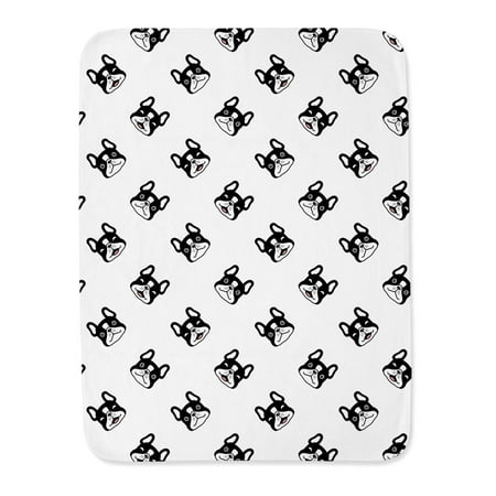 French Bulldog Happy Pattern Blanket -Image by Shutterstock,