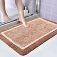 thumbnail image 6 of AuroraX Non-Slip Backing Bathroom Rug Mat Plush Gold Absorbent Bath Rug Machine Washable Contemporary 19x31 Inch Straight, 6 of 7
