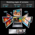 thumbnail image 4 of TUTT 16” Quad Screen Extender | Single Cable Setup | 16:10 IPS | Stand-Alone Portable Monitor For Laptop Mac & Windows S788, 4 of 13