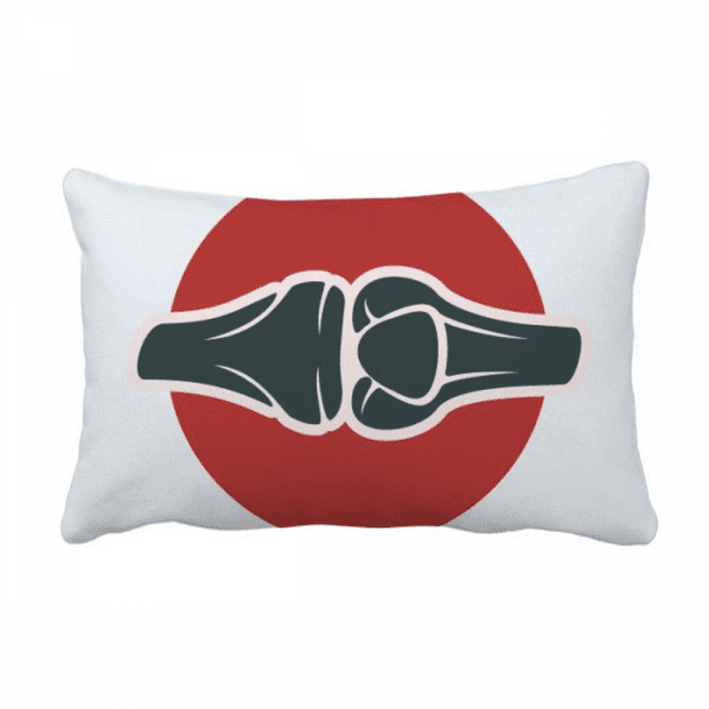 Leg Joints Human Body Illustration Throw Pillow Lumbar Insert Cushion Cover Home Decoration