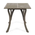 thumbnail image 2 of 31.5'' SQUARE WOOD TABLE, 2 of 9
