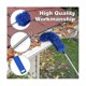 thumbnail image 2 of Gutter Cleaning Brush Roofing Tool with Telescopic Extendable Pole 8.2Ft Guard Cleaner Tool Easy Remove Leave, blue, 2 of 5