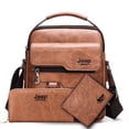 thumbnail image 4 of Bolso de hombre de negocios retro, bolso de hombro, bolso cruzado de gran capacidad para hombre, maletín portátil de moda, 4 of 6
