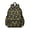 Softballs and Text Black Pattern, variant on Softballs and Text Black Pattern Cute School Backpack with Padded Back and Adjustable Shoulder Straps 13.4"x11"x4.7"