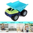 thumbnail image 7 of SHANNA Sand Truck, 13inch Kids Dump Truck Toy Large Play Car with Shovels for Outdoor/Indoor Beach Boys Girls Toddlers Aged 2 3 4 5 6, Green, 7 of 7