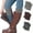 Cool Midnight Hues, variant on Tipi Toe 3 Pairs Women's Boot Cuffs Knitted Boots Socks Short Leg Warmer