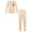 Nude, variant on Aislor Kids Girls Thermal Underwear Undergarments Long Johns and Fleece Lined Long Sleeve Undershirts 2 Pcs Set White 120