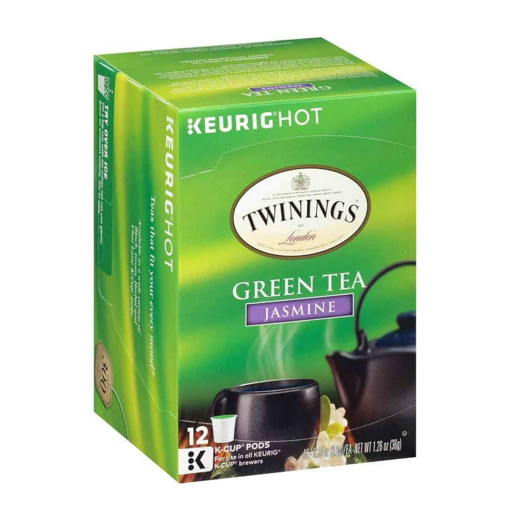 Twinings of London Jasmine Green Tea K-Cups for Keurig, 12 Count