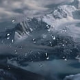 thumbnail image 5 of Orinice Wolf Snow Fantasy Art Bathroom Decor Set Colorful Luxurious Graphic Print Polyester Fabric Fashion Shower Curtain with Hooks 36x72, 5 of 7
