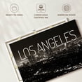 thumbnail image 6 of Elephant Stock La Night Mood Wall Art - Horizontal Canvas Wall Art - Living Room Wall Decor - City Canvas - Black And Gray Decor - 30" x 20", 6 of 8