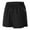 Black, variant on WTOBBY Men's Summer Drawstring Sports Casual Solid Color Shorts, Popular Slightly Elastic 3-Inch Sports Pants for Comfortable Wear,Black L