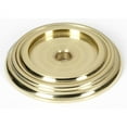 thumbnail image 6 of Alno A616-14 Charlie's 1-1/4" Round Solid Brass Cabinet Knob Backplate - Antique English, 6 of 7