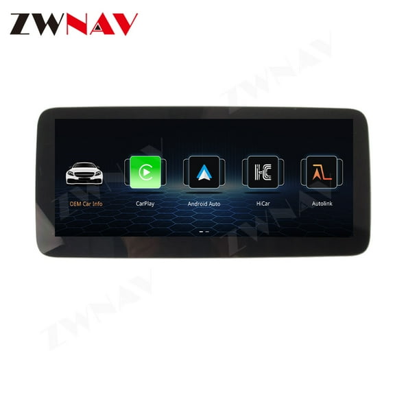 ZWNAV Ultra Narrow 12.3 inch 1920 * 720 Car Radio for Mercedes Benz ML/W166 GL/X166 2012-2015 Linux CarPlay Multimedia Screen Audio Stereo Upgrade Touch Screen Bluetooth Head Unit