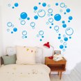 thumbnail image 4 of Qualitygoods Bubbles Circle Removable Wallpaper Bathroom Window Wall Sticker Home DIY PVC Decals, 4 of 6