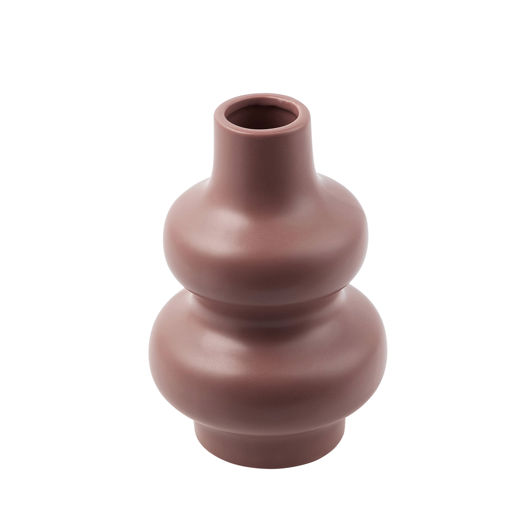 Beautiful Ceramic Bubble Vase by Drew Barrymore, 7", Rosé Pink