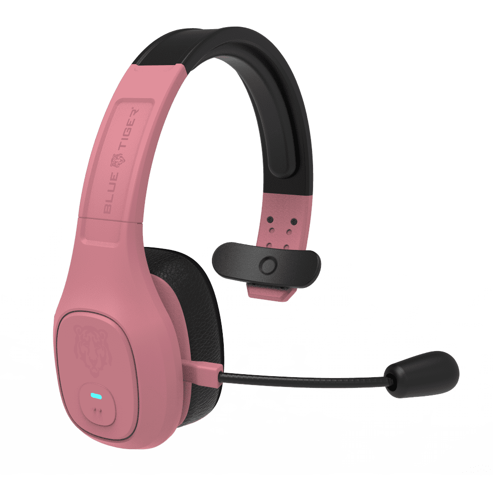 Blue Tiger Storm Rose Gold Wireless Bluetooth Headset