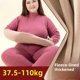 thumbnail image 3 of Nuevo traje de cuello redondo cálido y grueso con forro polar para hombre y mujer, conjunto de pantalones y abrigo de lana de talla grande cálido para invierno, 3 of 5