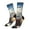 2 Black-2, variant on Sunset Airplane Travel View Crew Socks for Men & Women, Breathable Casual Athletic Ankle Socks
