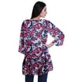 thumbnail image 4 of Moomaya Viscose Georgette Printed Short Shrug Long Sleeves Cardigans For Women, 4 of 5