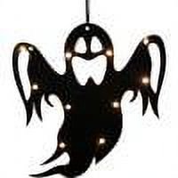 Lámpara colgante de Halloween Decoración de luces góticas de madera para fiesta de club (fantasma)