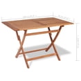 thumbnail image 4 of vidaXL 5 Piece Garden Dining Set Solid Teak Wood, 4 of 5
