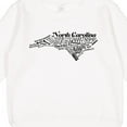thumbnail image 3 of Inktastic North Carolina Word Salad Toddler Sweatshirt, 3 of 4