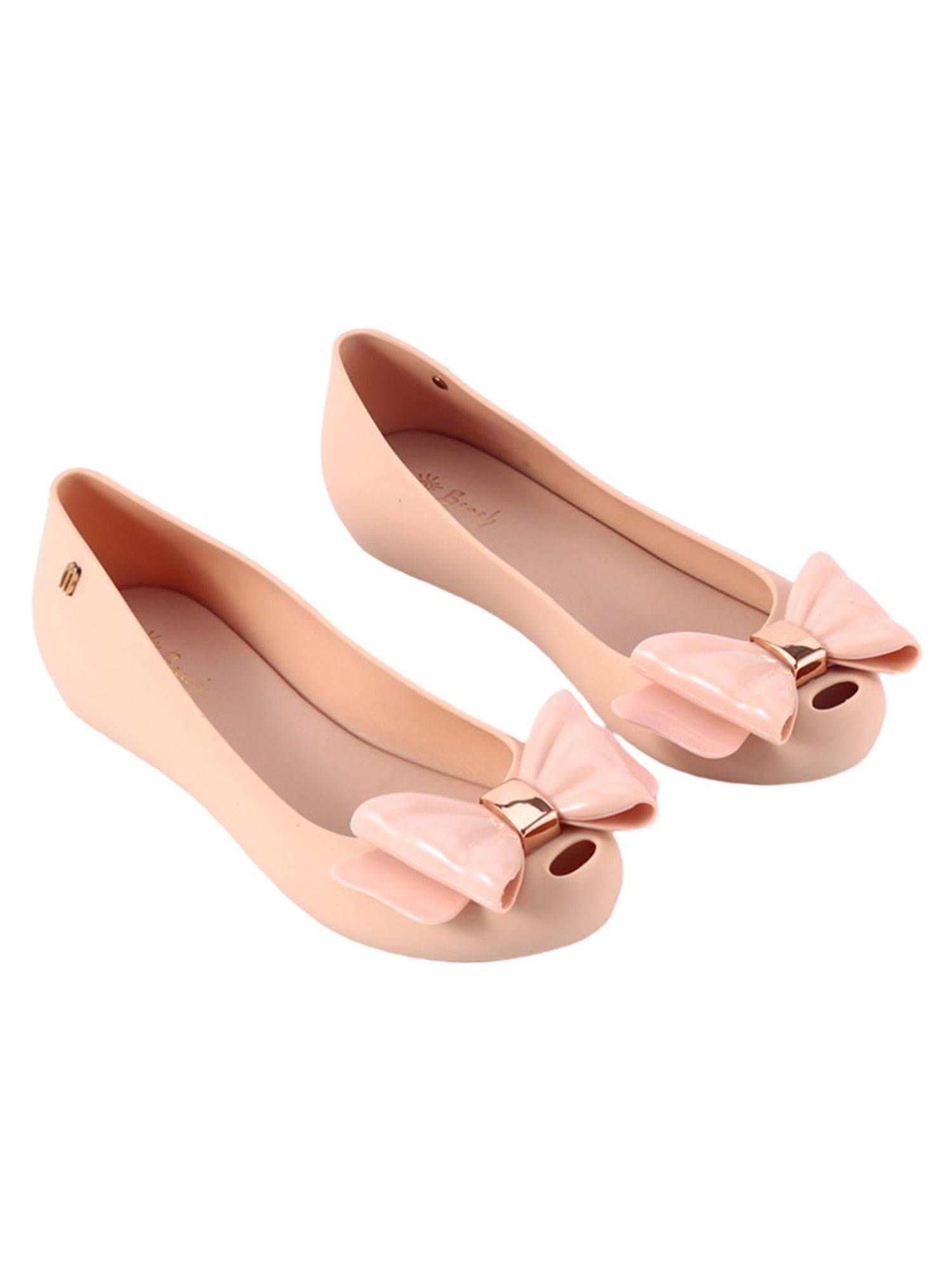 UK Ladies Ballerina Ballet Dolly Pumps Bow Glitter Shoes Size Girls Flats School 