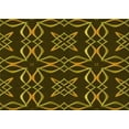 thumbnail image 1 of Ahgly Company Indoor Rectangle Patterned Black Bean Brown Area Rugs, 5' x 8', 1 of 1