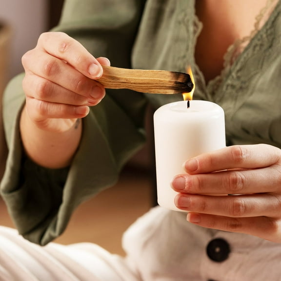 FUTUREORYY 1 Pack Palo Santo Sticks Light Brown 3-5 Sticks for Aromatherapy and Space Cleansing