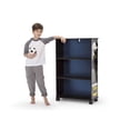 thumbnail image 2 of Delta Children Kids DC Superhero Batman Wooden 3 Shelf Bookshelf Bookcase, Black, 2 of 4