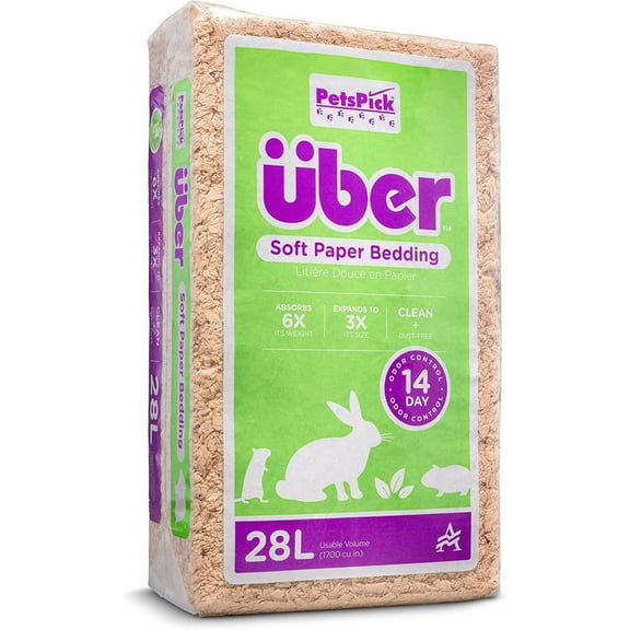 Pets Pick 28L Natural Uber Pet Bedding for Small Animals