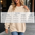 thumbnail image 7 of Lmnyox Ribbed Sweatshirts for Women Loose Crew Neck Oversized Pullover Fashion Casual Sweatshirts, 7 of 7