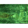 thumbnail image 1 of Ahgly Company Indoor Rectangle Oriental Green Industrial Area Rugs, 2' x 3', 1 of 4