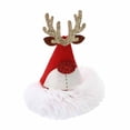 thumbnail image 1 of Décorations de Noël, Petits Chapeaux et Jupes à Sequins Rouges, Pinces à Cheveux de Noël, 1 of 5
