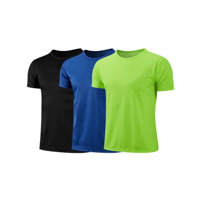 iiniim Kids Boys Pack Athletics T Shirt Training Workout Shirts