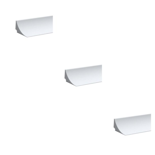 Toystoory Barrera de ducha de tira de base de goma flexible para garaje fuerte e impermeable blanco 80 cm Type1 NO1