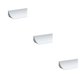 thumbnail image 1 of Toystoory Barrera de ducha de tira de base de goma flexible para garaje fuerte e impermeable blanco 80 cm Type1 NO1, 1 of 1