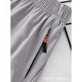 thumbnail image 5 of Cethrio Boys Athletic Shorts, Summer Relaxed Fit Elastic Waist Casual Running Shorts Gray Size 10-12, 5 of 7
