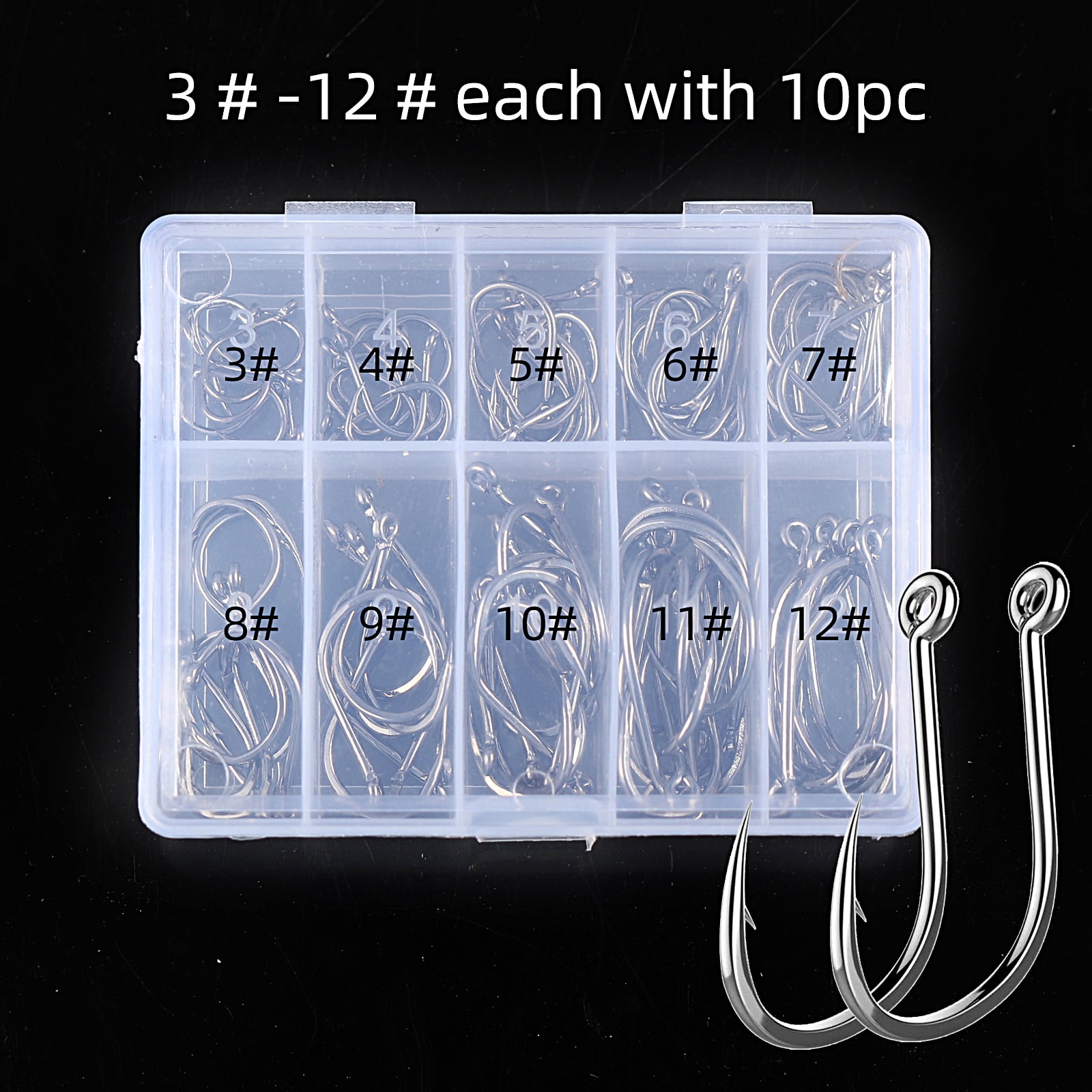 Eccomum 327 PCS Fishing Lures, Fishing Tackle Box with Tackle Included, Crankbaits, Hooks, Weights, Other Accessories, Fishing Lure Bait Gear Equipment Kit for Me Freshwater Bass