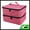 Rose Red, variant on Floral Makeup Bag Zipper Flower Cosmetic Pouch Gray