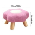 thumbnail image 2 of NIUBWJL Flower Stool Small Round Stool Cloud Agaric Stool Room Decoration Durability Floor Stool Baby Chair, 2 of 5