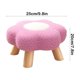 thumbnail image 3 of Muebles para oficina en casa Taburete de flores Taburete redondo pequeño Taburete de agárico de nube Decoración de habitación Durabilidad Taburete de piso Silla de bebé Taburete de madera, 3 of 6