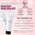 thumbnail image 3 of Makartt Poly Nail Gel Kit, Clear Pink Spring Summer Nail Gel Kit Poly Nail Extension Gel Nail Enhancement All-in-one Nail Thickening Solution Salon Home French Manicure Kit, 3 of 9