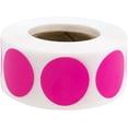 thumbnail image 2 of Hot Pink Circle Dot Stickers | 0.75" Inch Round | 500 Pack, 2 of 4