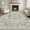 Aqua Multi, variant on Toyoso 6x9 Area Rug Living Room Rugs - Washable Boho Rug Vintage Oriental Distressed Farmhouse Large Thin Indoor Carpet for Living Room Bedroom Under Dining Table Home Office - Aqua Multi