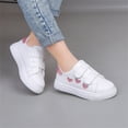 thumbnail image 6 of Otqutp Toddler Girls Canvas Shoes Star Heart Print Hook and Loop Casual Sneakers Tennis Sparkle Athletic Gym Running Shoes ﻿, 6 of 9