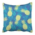 thumbnail image 1 of WOPOP Ikat Hibiscus And Pineapples Hawaiian Pattern Aloha Pillowcase 18x18 inch, 1 of 1