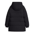 thumbnail image 2 of Wiyuqeen Womens Hooded Quilted Coats Warm Solid Puffer Jacket Thick Mid-Length Padded Outerwear with Pockets Winter Heavyweight Clothes, 2 of 6
