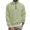Light Green, variant on LNZGNM Mens Quarter Zip Pullover Stand-Up Collar Breathable Solid Color T-Shirts Lightweight Quarter Zip Long Sleeve Sweatshirts Casual Running Top,Light Gray M