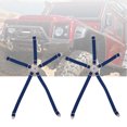 thumbnail image 3 of Simulation  Belt,  Simulation Strap 2PCS Simulated Driver  Belt Lightweight Metal  For Axial 1/10 90018 RC Course Truck For Replacement Black,Red,Blue, 3 of 8